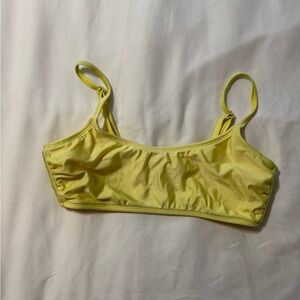 Yellow bikini top